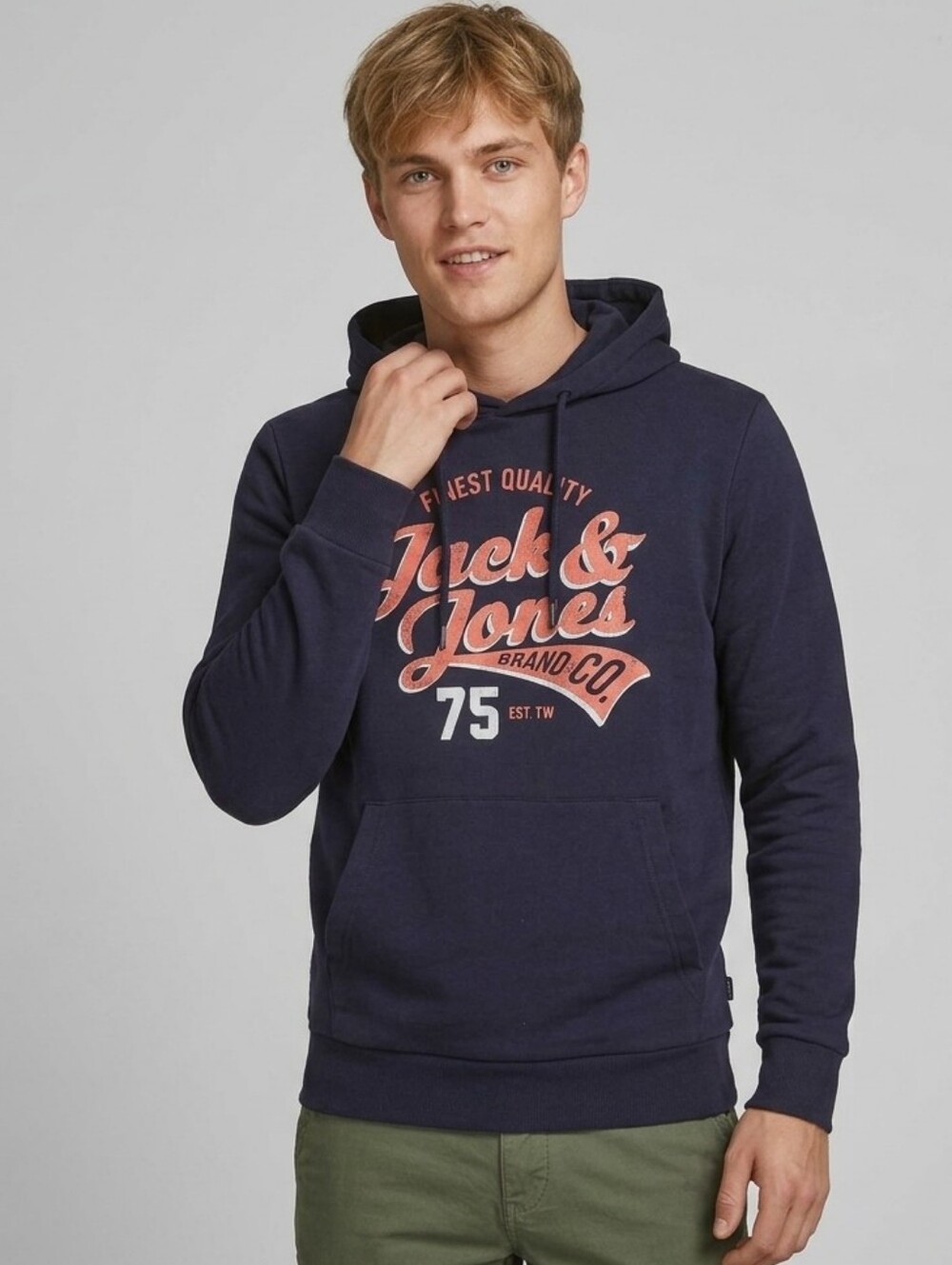 Men XL Jack & Jones Navy Hoodie